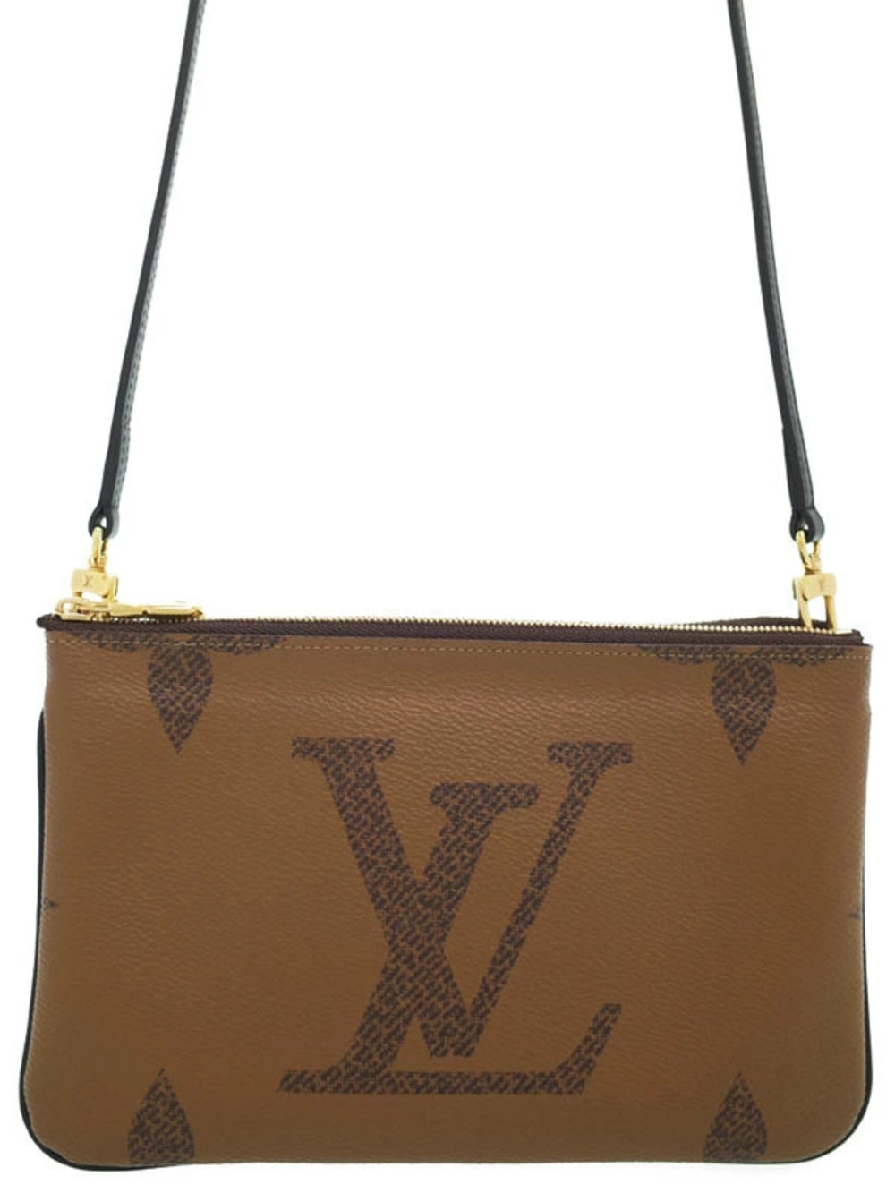 Louis Vuitton Monogram Giant Pochette Double Zip Shoulder Bag